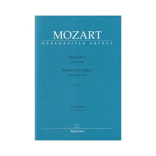 Missa In C -Kv 257 - Vocal score