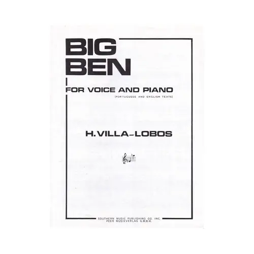 Big Ben For Voice And Piano