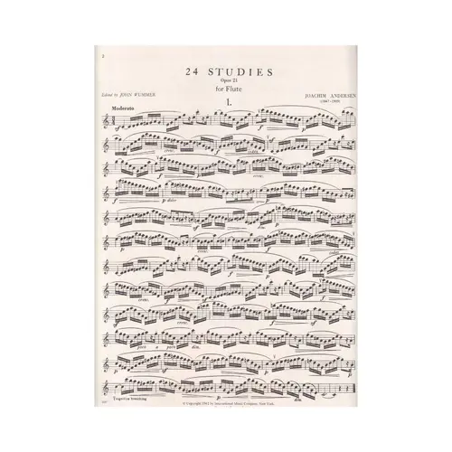 24 Studies - Op.21  -  Flauta