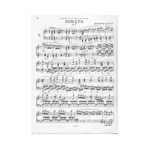 Sonata N.6 - F Maior - Op.10 N.2