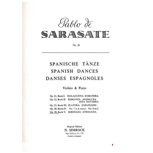 Serenata Andaluza - Op.28