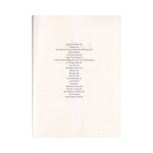 Complete Piano Player Jazz And Blues