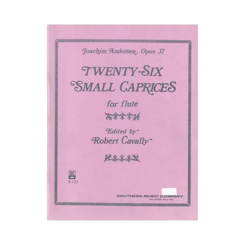 Twenty-Six Small Caprices Op.37 For Flute