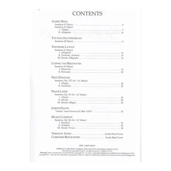 Selected Sonatinas - Vol.1