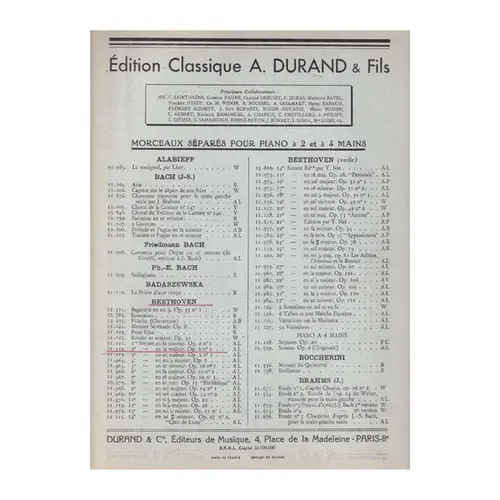 Sonate N.2 En La Maj - Op.2 N.2
