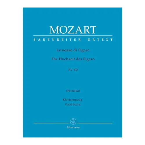 Le Nozze Di Figaro - KV 492 - Vocal Score - Capa dura