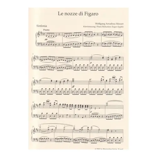 Le Nozze Di Figaro - KV 492 - Vocal Score - Capa dura