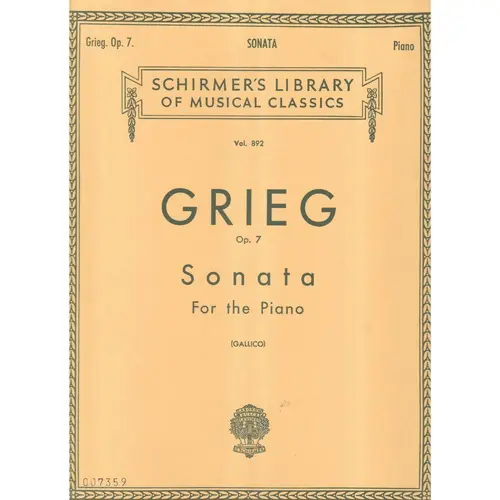 Sonata For The Piano - Op.7