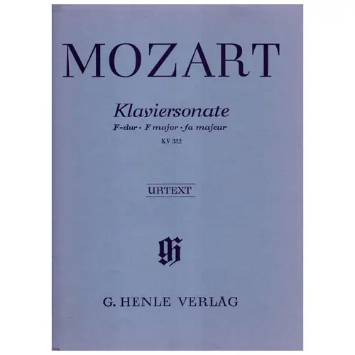 Piano Sonata In F Major KV 332