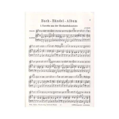 Bach - Handel Album