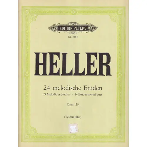 24 Melodische Etuden - Op.125 - Edição Antiga