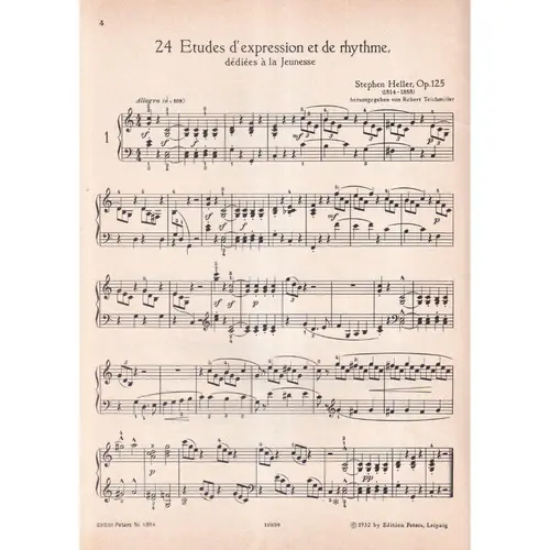 24 Melodische Etuden - Op.125 - Edição Antiga