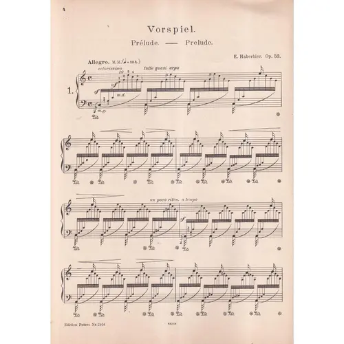 Etudes Poesies - Op.53, 59 - Edição Antiga