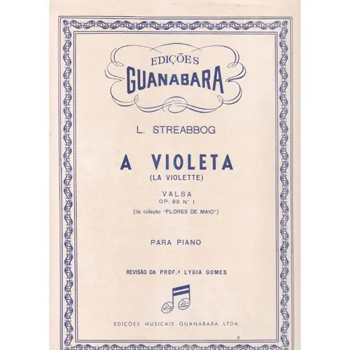 A Violeta -  valsa para piano Op.99 N.1