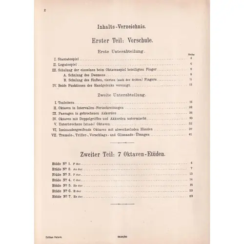 Oktavenschule - Op.48 Vol.2 - Edição Antiga