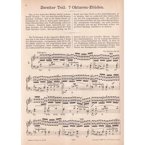 Oktavenschule - Op.48 Vol.2 - Edição Antiga