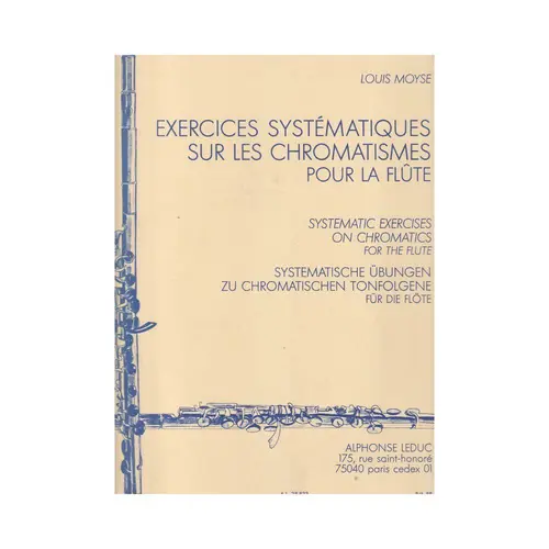Exercices Systématiques Sur Les Chromatismes Pour La Flute