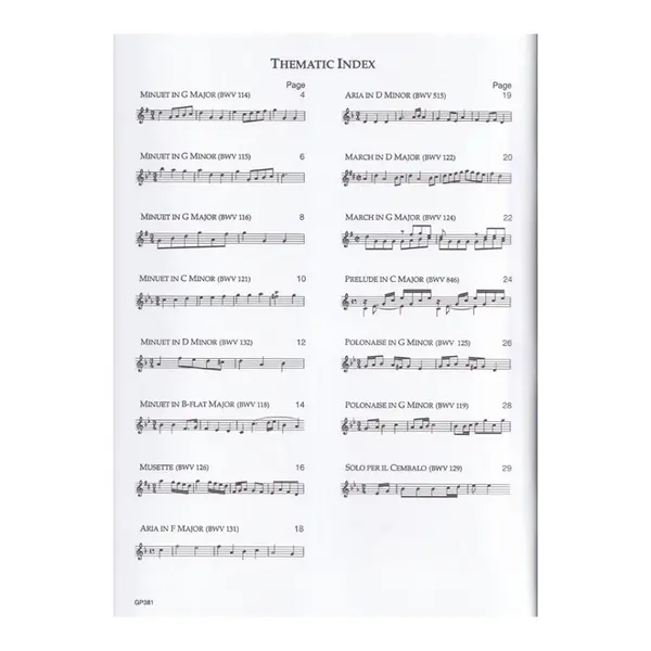 Selections From The Notebook For Anna Magdalena Bach
