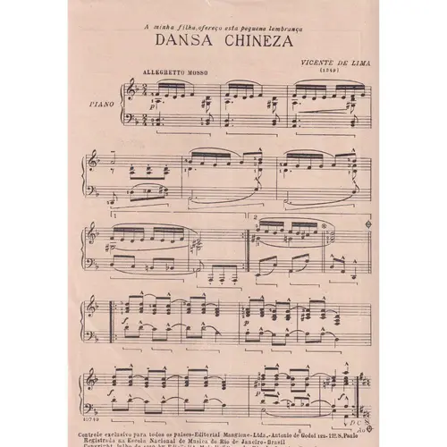 Dansa Chineza  (Edição Antiga)