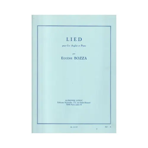 Lied Pour Cor Anglais Et Piano