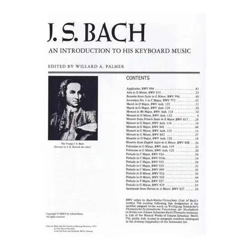 J. S. Bach - An Introduction To His Keyboard Music