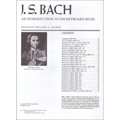 J. S. Bach - An Introduction To His Keyboard Music - An Alfred Masterwork Edition
