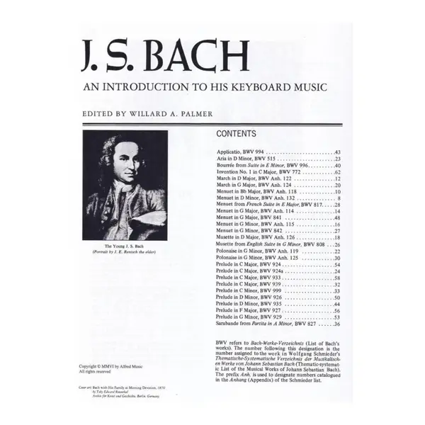 J. S. Bach - An Introduction To His Keyboard Music
