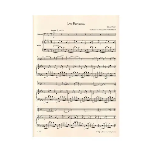 4 Melodies Fur Violoncello Und Piano