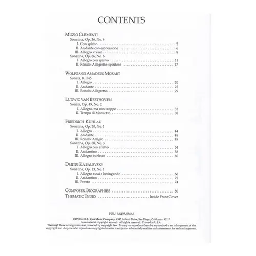Selected Sonatinas - Vol.3