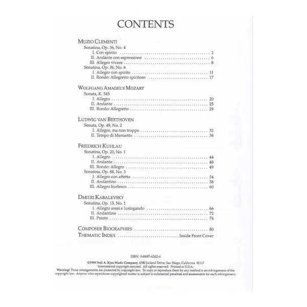 Selected Sonatinas - Vol.3