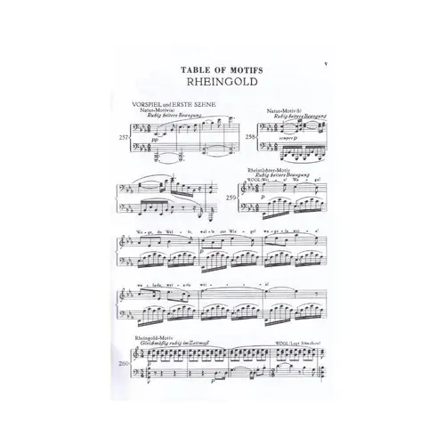 Das Rheingold - Vocal Score
