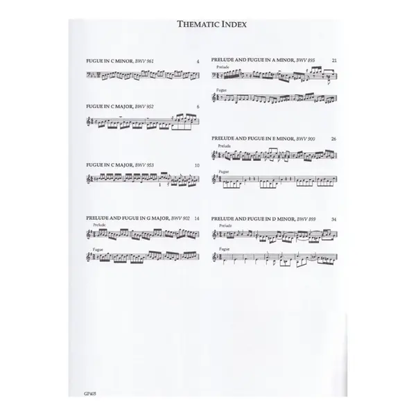 Little Fugues And Little Preludes With Fugues