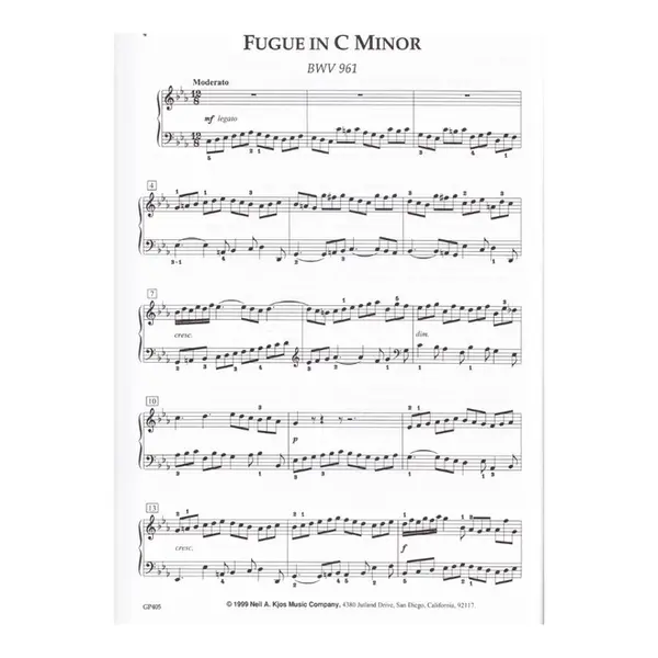 Little Fugues And Little Preludes With Fugues