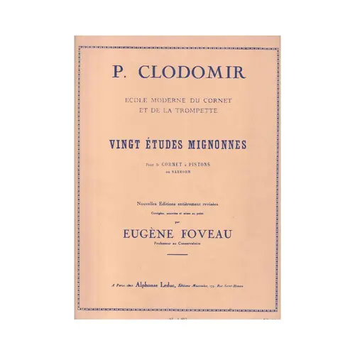 Vingt Etudes Mignonnes