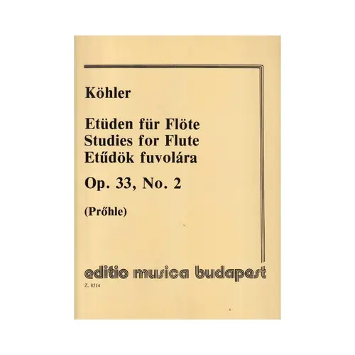 Studies For Flute Op.33 N.2
