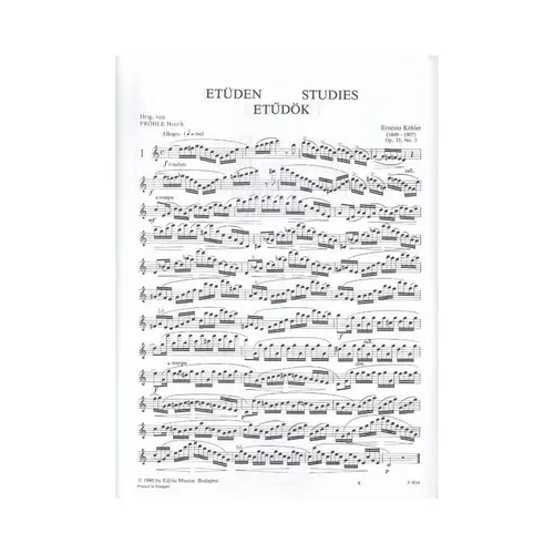 Studies For Flute Op.33 N.2