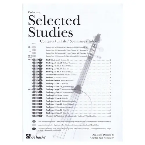 Selected Studies For The Beginner Violinist