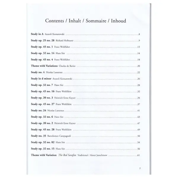 Selected Studies For The Beginner Violinist
