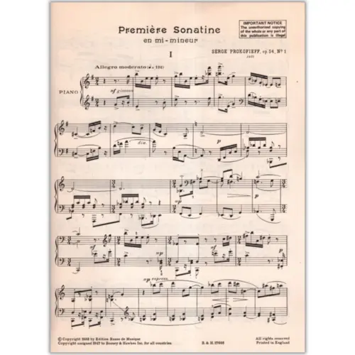 Deux Sonatines - Op.54