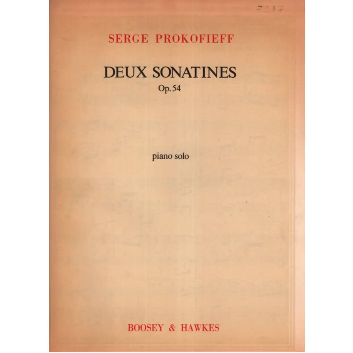 Deux Sonatines - Op.54