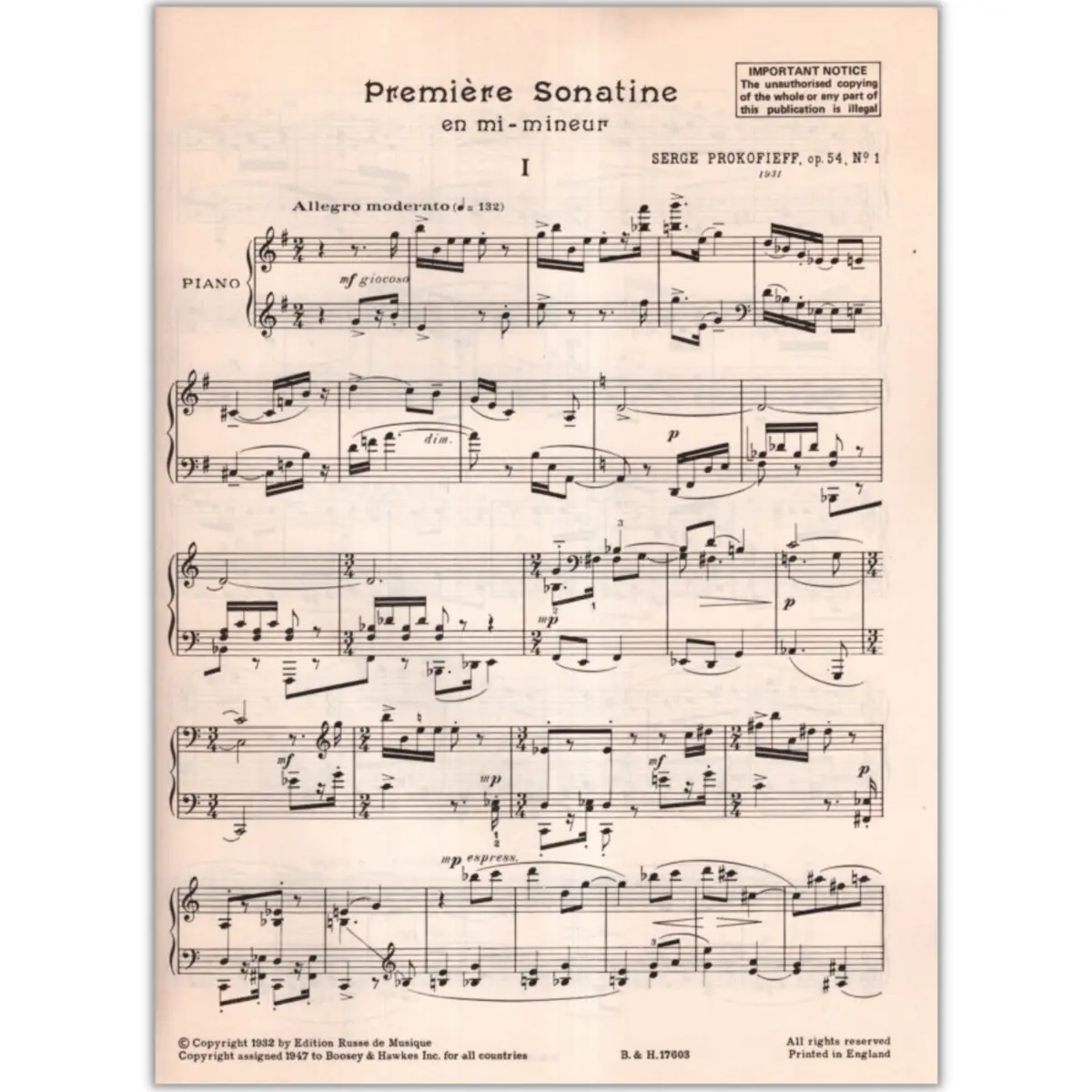 Deux Sonatines - Op.54