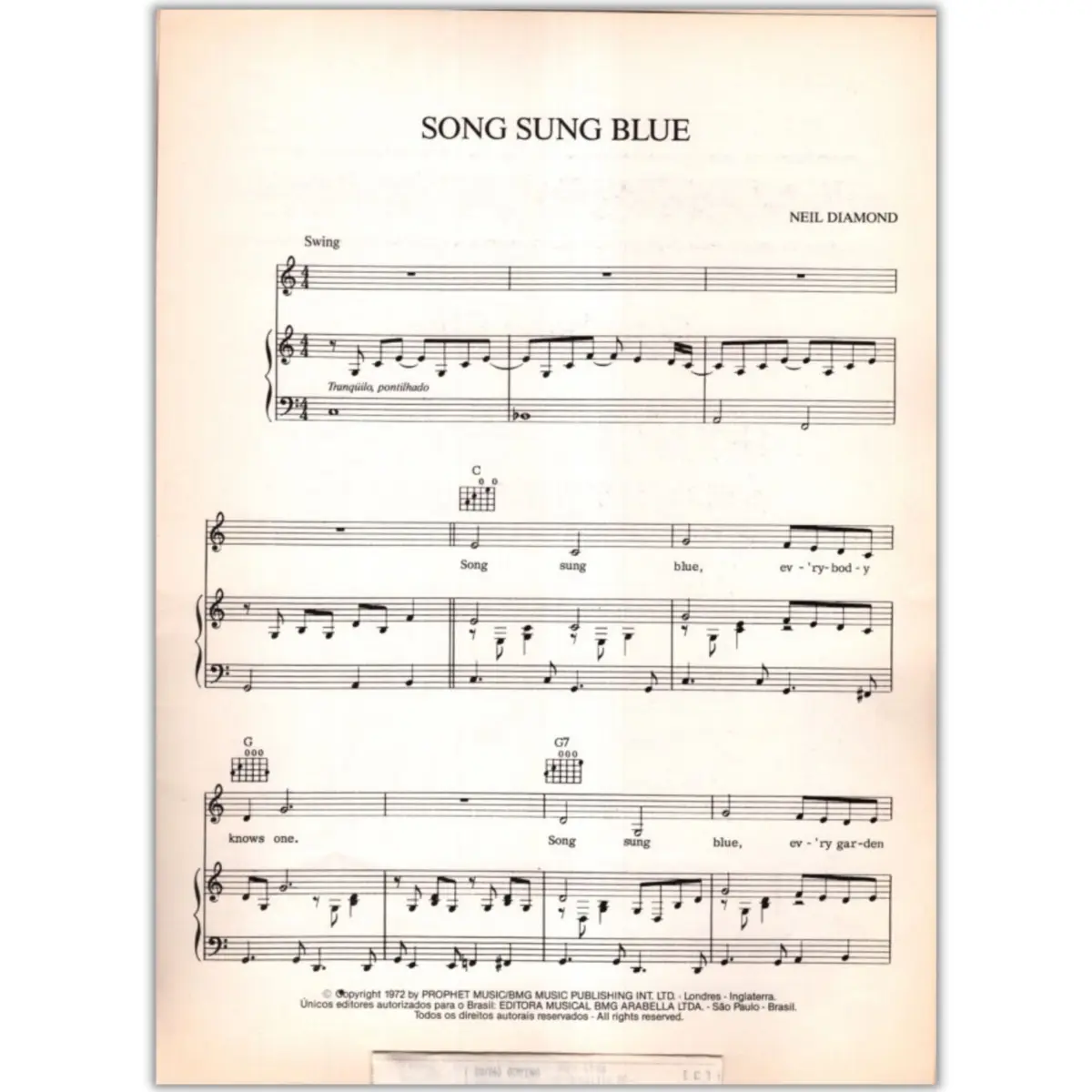 Song Sung Blue