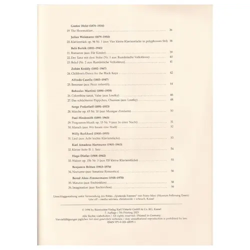 Barenreiter Piano Album-Early 20th Century