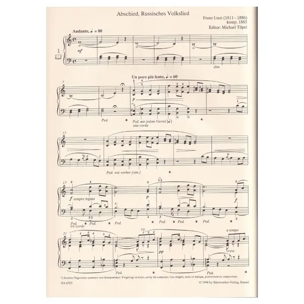 Barenreiter Piano Album-Early 20th Century