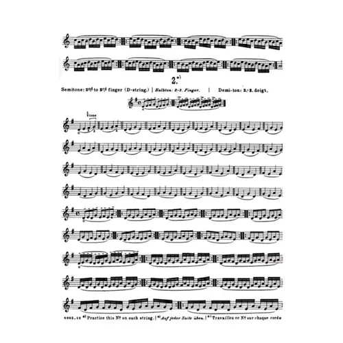 School Of Technic For Violin - Op.1 Vol.1