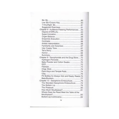 Saxophone Secrets - Pocketbook