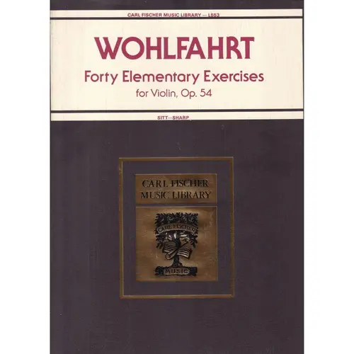 Forty Elementary Exercises - Op.54