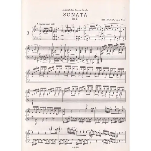 Sonata N.3 C Major - Op.2 N.3