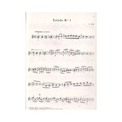 Estudos Para 4 Ano De Violão