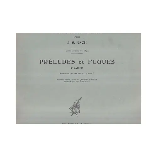 Preludes Et Fugues - Vol.1  (Órgão)